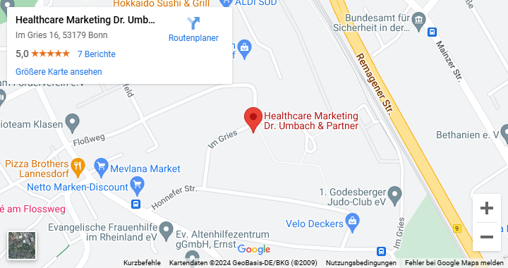 Healthcare Marketing - Dr. Umbach & Partner - Google Maps